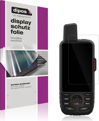 Produktbild von 2x Schutzfolie für Garmin GPSMAP 66i klar Displayschutzfolie Folie Display Schutz dipos