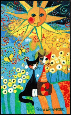 Produktbild von Salonloewe LA DOLCE VITA Fußmatte Wohnmatte Rosina Wachtmeister 75 x 120 cm