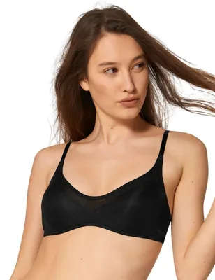 Produktbild von Sloggi Oxygene H Soft Bra, Farbe: Black 04/0004, Größe: S Weicher BH ohne Bügel