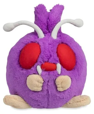 Produktbild von Pokémon Center Bluzuk (Venonat) Kuschelige Freunde Plüsch – 34 cm