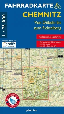 Immagine prodotto di Mappa delle piste ciclabili di Chemnitz