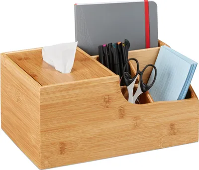 Obrázek produktu pro kancelářský organizér relaxdays s boxem na kapesníky
