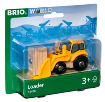 Immagine prodotto di BRIO World Frontlader mit Magnetladung, Holz Eisenbahn, Zubehör, Spielzeug, 33436