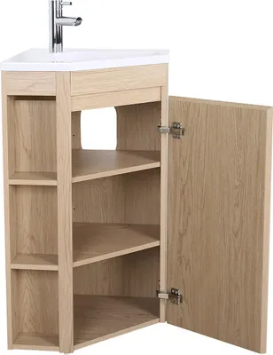 Image de Meuble simple vasque d'angle SORRENTO 45cm