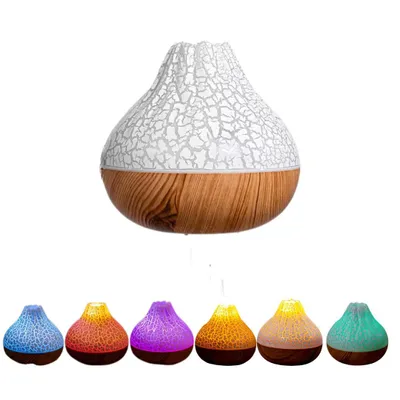 Image de Humidificateur Vulkan, diffuseur de brume USB de 300 ml avec éclairage d'ambiance LED