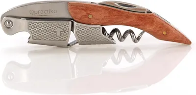Imagen del producto de Sommelier, sacacorchos, madera, acero inoxidable