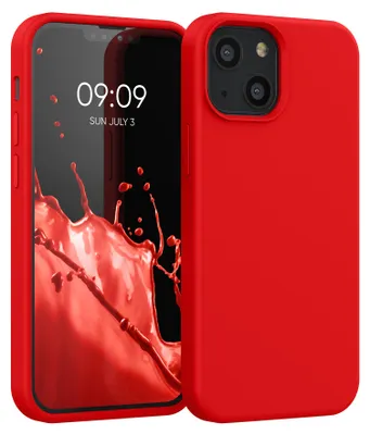 Produktbild von kwmobile Handyhülle für iPhone 13 mini Hülle, für iPhone 13 mini Case - Hülle Silikon - kabelloses Laden - Rot