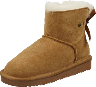 Produktbild von ILC Damen Winterboots Lammfell 48-0001-18-03 COGNAC