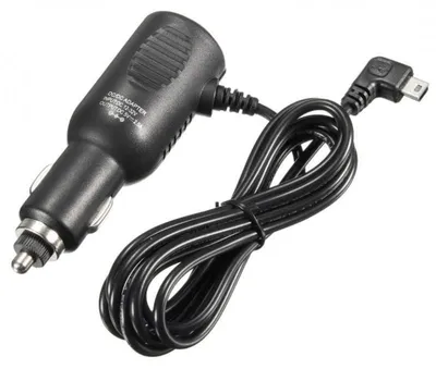 Produktbild von Universal Auto-Zigarettenanzünder-Ladegerät mit Mini-USB-Buchse 5V 2A, mit LED, Kabellänge 3,4 m