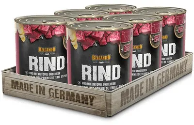 Image de BELCANDO® Bœuf avec pommes de terre & petits pois 6x 800g
