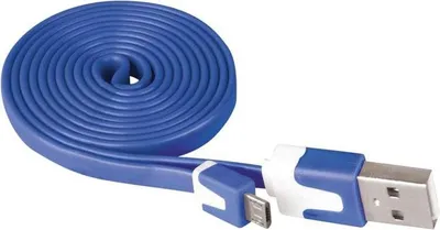 Produktbild von 1m Micro USB 2.0 Ladekabel Mikro-Stecker Typ B Stecker A Daten Kabel Ladegerät