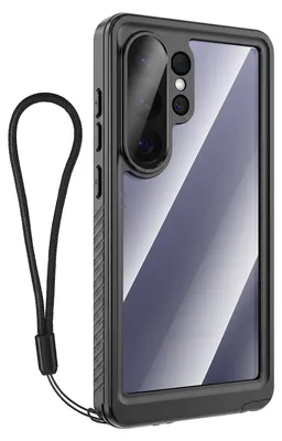 Produktbild von Redpepper, Hülle für Galaxy S26 Ultra Stoßfest und Wasserdicht IP68 mit Handschlaufe, Schwarz