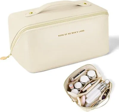 Image de Organiseur de maquillage - Trousse de maquillage étanche - Rangement pour maquillage - Trousse de maquillage - Trousse de maquillage