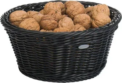 Produktbild von Runde schwarze Kunststoffschale 25cm
