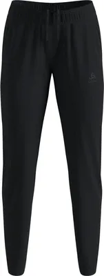 Schwarze Damenhose von Odlo mit elastischem Bund und schmal zulaufenden Beinen