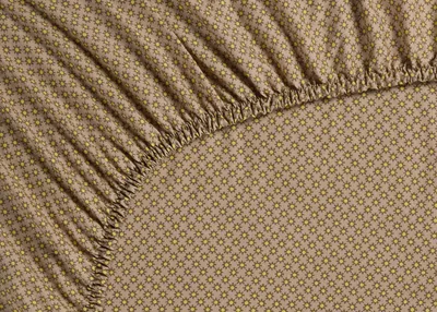 Produktbild von PIP Studio Spannbettlaken PIP Twinkle Star FS Yellow Khaki 90x200 Gelbes Khaki