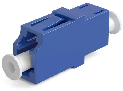 Produktbild von hb-digital LWL Verbinder LC/UPC Simplex Kupplung OS1 OS2 Singlemode blau