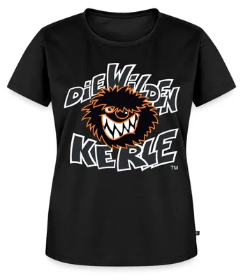 Produktbild von Spreadshirt Die Wilden Kerle Logo Wild Frauen Premium T-Shirt, XXL, Schwarz