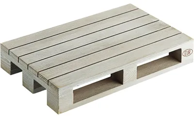 Immagine prodotto di CONTACTO Mini pallet in legno, altezza: 35 mm, lunghezza: 200 mm, larghezza: 130 mm