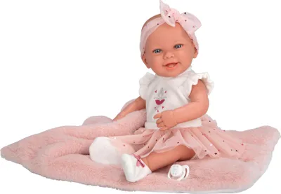Zdjęcie produktu dla Lalka hiszpańska bobas dziewczynka 42 cm