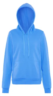 Produktbild von Damen Hoodie in Blau, Größe S, mit Kängurutasche