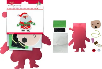Produktbild von Weihnachtsdekoration zum Zusammenbauen Santa HoHoHo Titanum