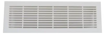 Produktbild von Zehnder Designgitter CLF Kunststoff weiß 330 x 110 mm