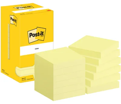 Obrázok produktu pre Samolepiace poznámkové lístky Post-it®, 12 blokov