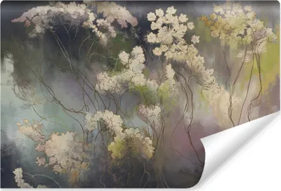 Produktbild von Muralo Vlies Fototapete Für Wohnzimmer ABSTRAKTION Blumen Pflanzen Br. 405cm x Hö. 270cm