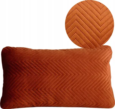 Produktbild von Geronimo | Dekokissen - Orange - 50x30 cm - Gestepptes Kissen - Maschinenwaschbar - Abnehmbarer Bezug - Antiallergisch