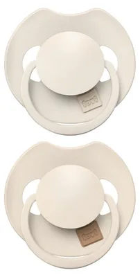 Produktbild von Difrax Dynamic Lovi Prime Schnuller – 18 Monate+ – 2 Stück - Coconut / Ivory