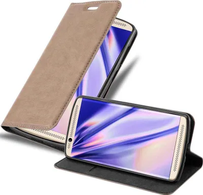Image de Cadorabo Housse pour ZTE Axon 7 MINI Housse en marron Etui pour téléphone portable Case Cover Fermeture magnétique