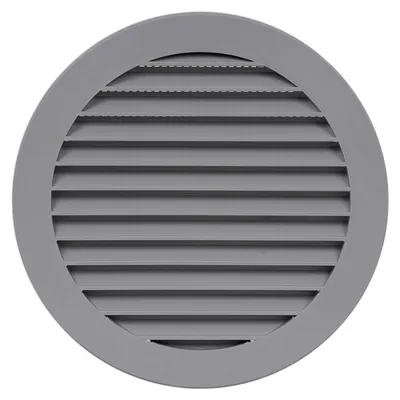 Produktbild von Europlast VR125P rundes Lüftungsgitter Ø 125 mm, Insektenschutz, grau