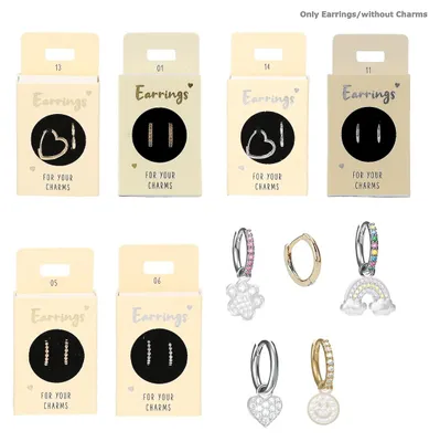 Produktbild von Depesche Ohrringe - goldenes Herz - bunt - Geschenk Schmuck