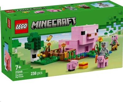 Produktbild von LEGO® Minecraft™ 21268 Das Babyschwein-Haus