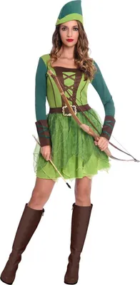 Produktbild von Robin Hood Waldelfin Kostüm Deluxe