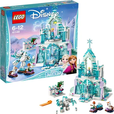 Image de LEGO Disney Palais de glace magique d'Elsa, 701 pièces, briques Lego, briques de construction, briques de construction, jouets, reine de glace, à partir de 6 ans, 41148