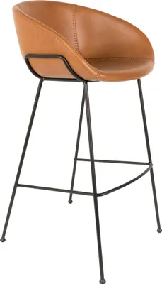 Produktbild von 2er Set Zuiver Feston Barstuhl Stahl 76 cm