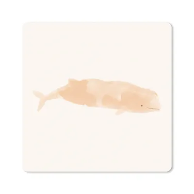 Produktbild von MuchoWow® Mauspad Mousepad Fisch - Meer - Aquarell 20x20 cm - Mousepads - Maus Mat - Pad - Mausunterlage - Desk Mat - Bureauartikeln