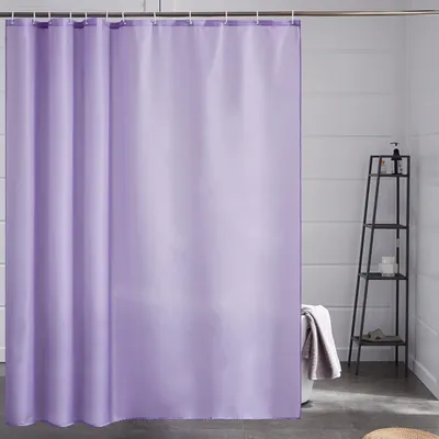 Immagine prodotto di Tenda da doccia in tessuto antimuffa viola 200x200cm Lavabile con 12 anelli