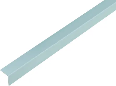 Obrázek produktu pro Úhlový profil Alberts | plast, hliníková šedá | 1000 x 20 x 20 mm