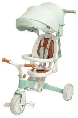 Obrázok produktu pre Detská trojkolesová kolieska 2 v 1 Caretero Toyz - Faro, zelená