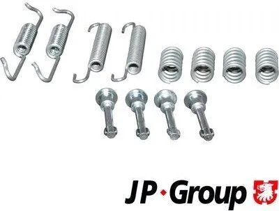Produktbild von Zubehörsatz Feststellbremsbacken JP GROUP hinten für VW Transporter V Bus (7HB, 7HJ, 7EB, 7EJ, 7EF, 7EG, 7HF, 7EC) Multivan V für BMW 3 Limousine