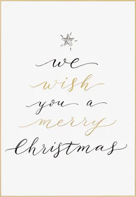 Produktbild von Weihnachten Glückwunschkarte im Format 115 x 17cm mit Umschlag