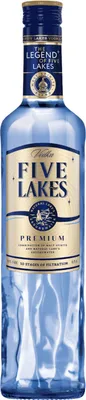 Produktbild von "Five Lakes Premium" Vodka, 40% vol 500ml