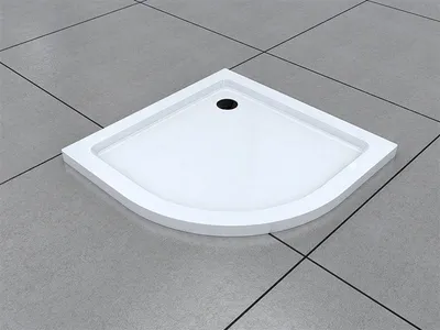 Immagine prodotto di Glaswerk Westfalen - Piatto doccia semicircolare 100x100 cm R55