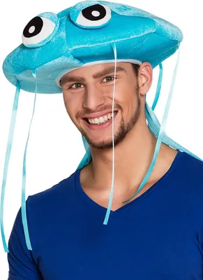 Produktbild von Boland 99904, Karnevalskostüm-Hut, Erwachsener, Uni, Qualle, Polyester, Blau