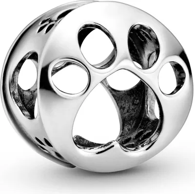 Produktbild von Pandora Offen gearbeiteter Hundepfotenabdruck Charm 798869C00 Anhänger