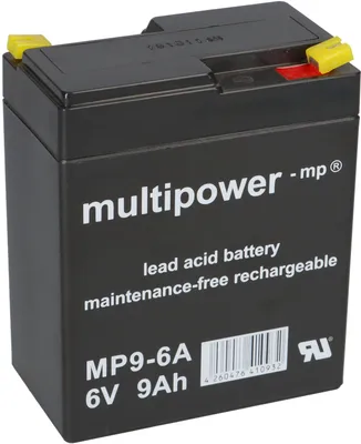Immagine prodotto di Batteria al piombo Multipower MP9-6A Pb 6V / 9Ah