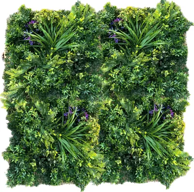 Immagine prodotto di 1 metro quadrato di pareti artificiali di prima qualità "RIO" |piante artificiali montaggio a parete foresta pluviale |hotel gastronomia parrucchiere rivestimento pareti interno esterno